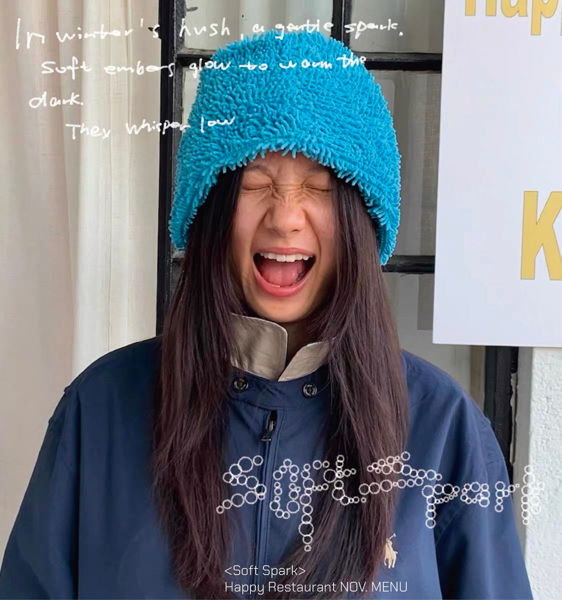 “Soft Spark” Coral Forest Fisherman Hat