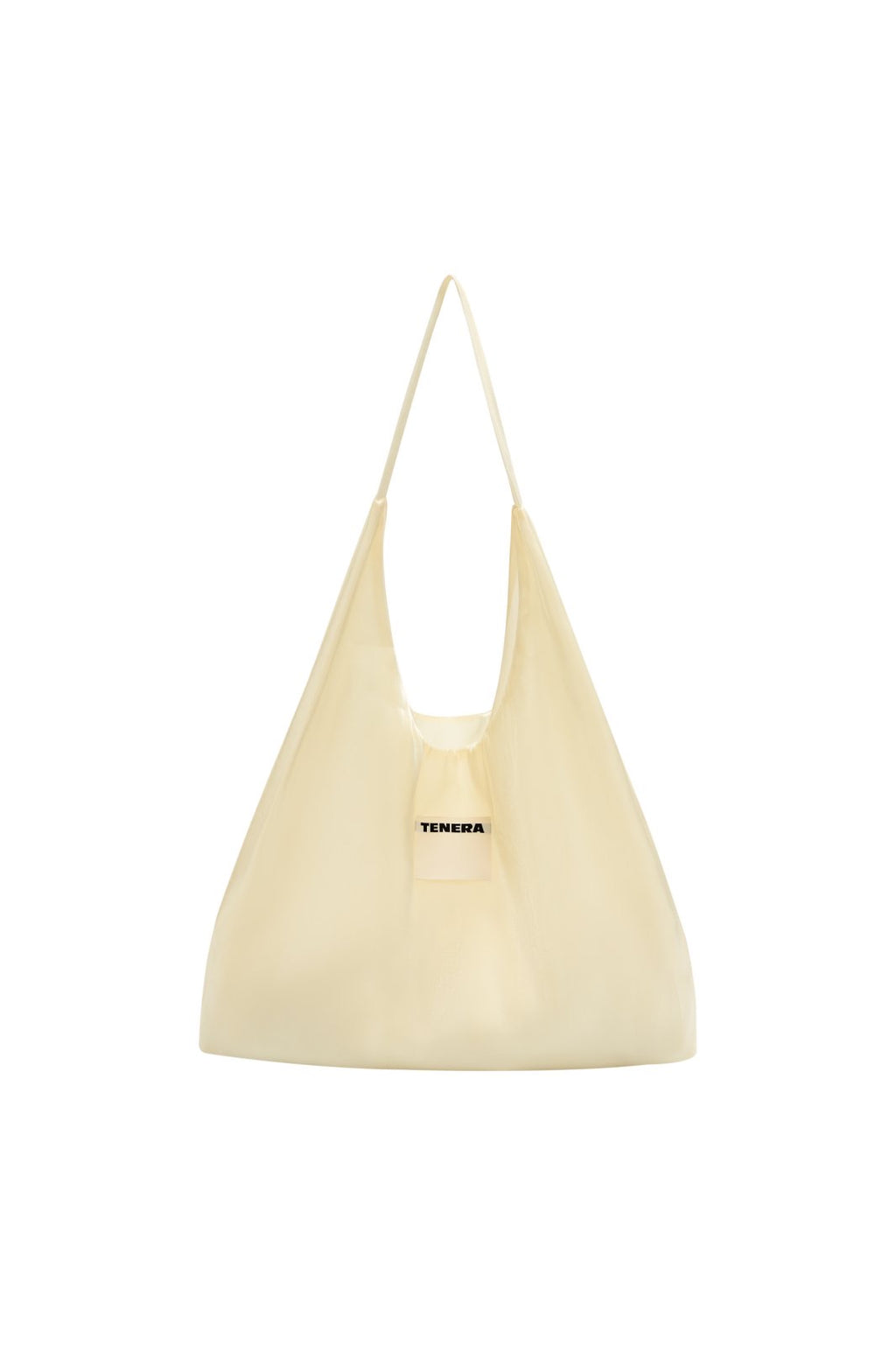 TENERA Plant-Based Satin Ballerina Shoulder Tote Bag