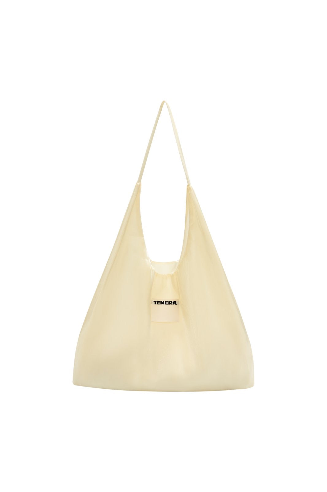 TENERA Plant-Based Satin Ballerina Shoulder Tote Bag