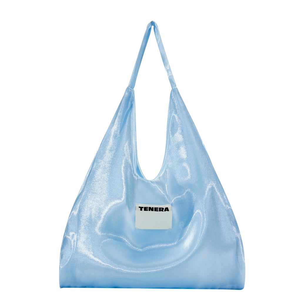 TENERA Plant-Based Satin Ballerina Shoulder Tote Bag
