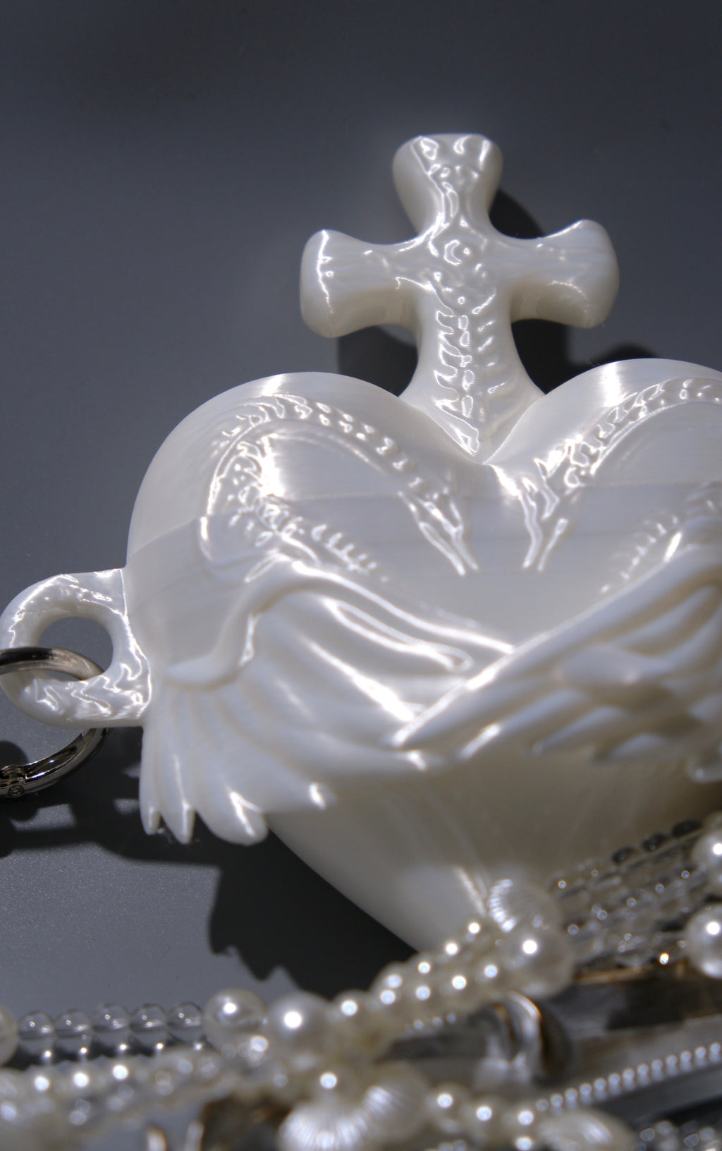 Angel’s Reliquary 3D Printing Sculptural Heart Box Bag