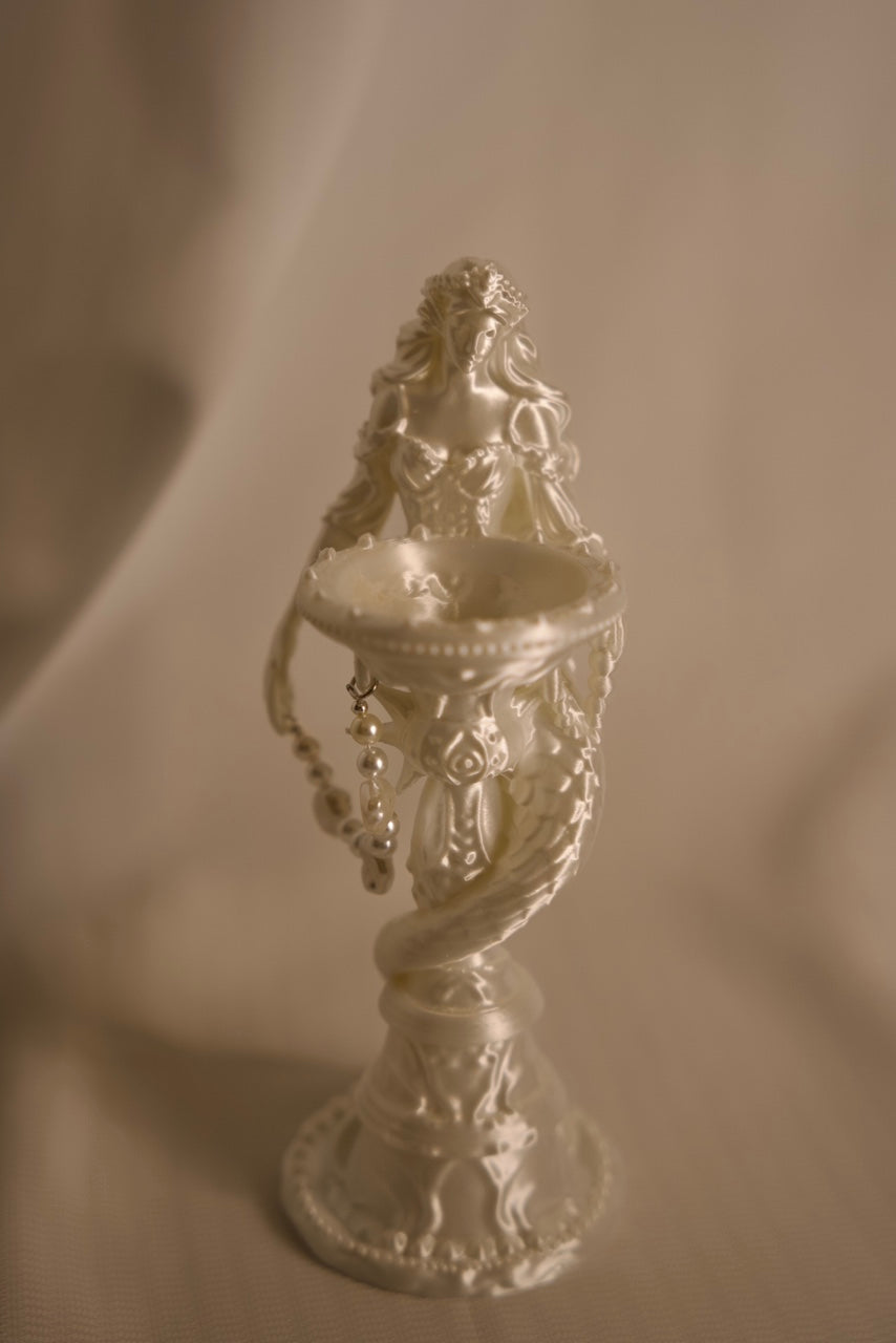 3D Print Vintage Mermaid Candle Holder & Crystal Aroma Sculpture