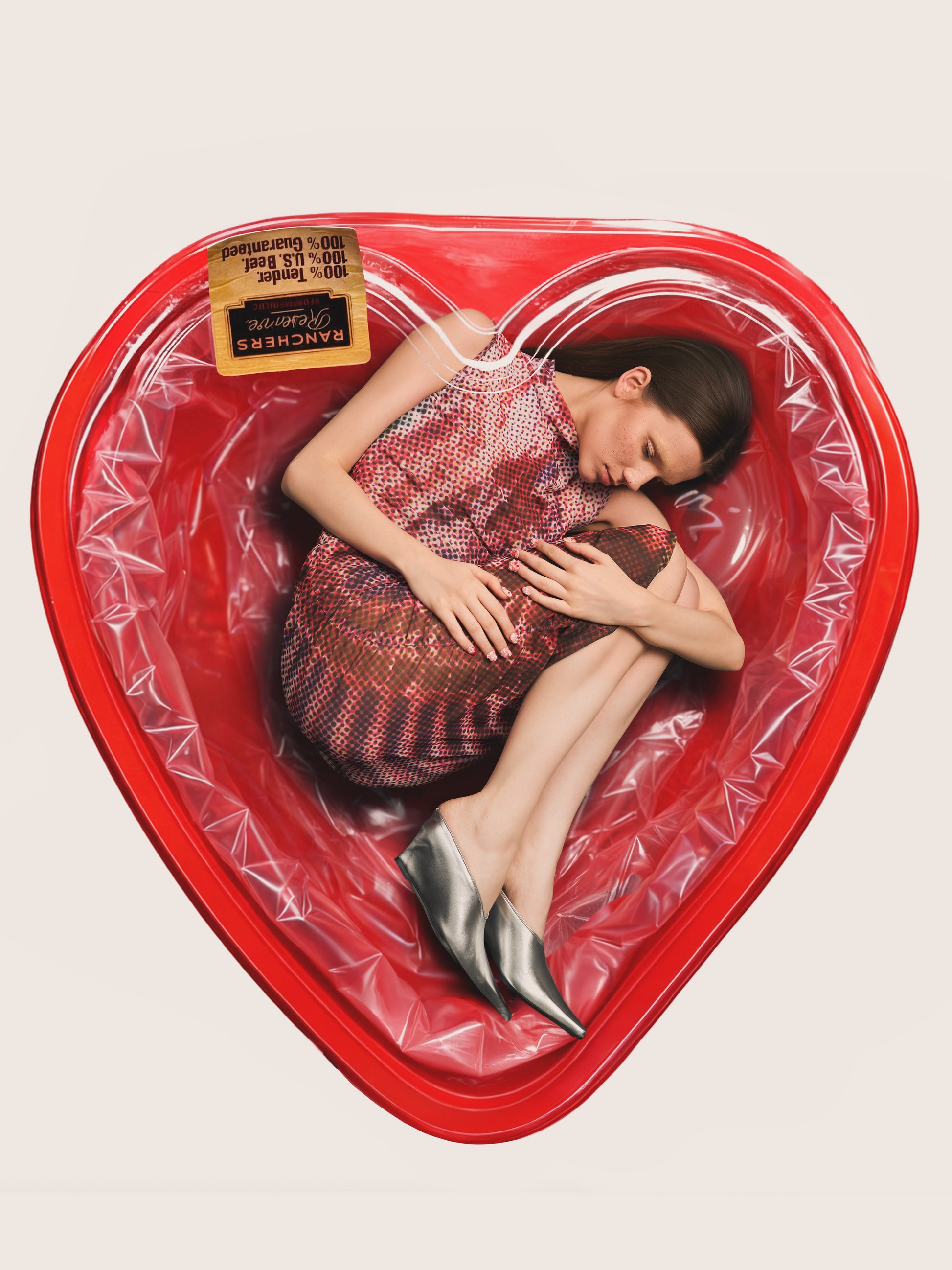 Nedenal Ex-Voto Skeletal Structure Ruched Mesh Dress