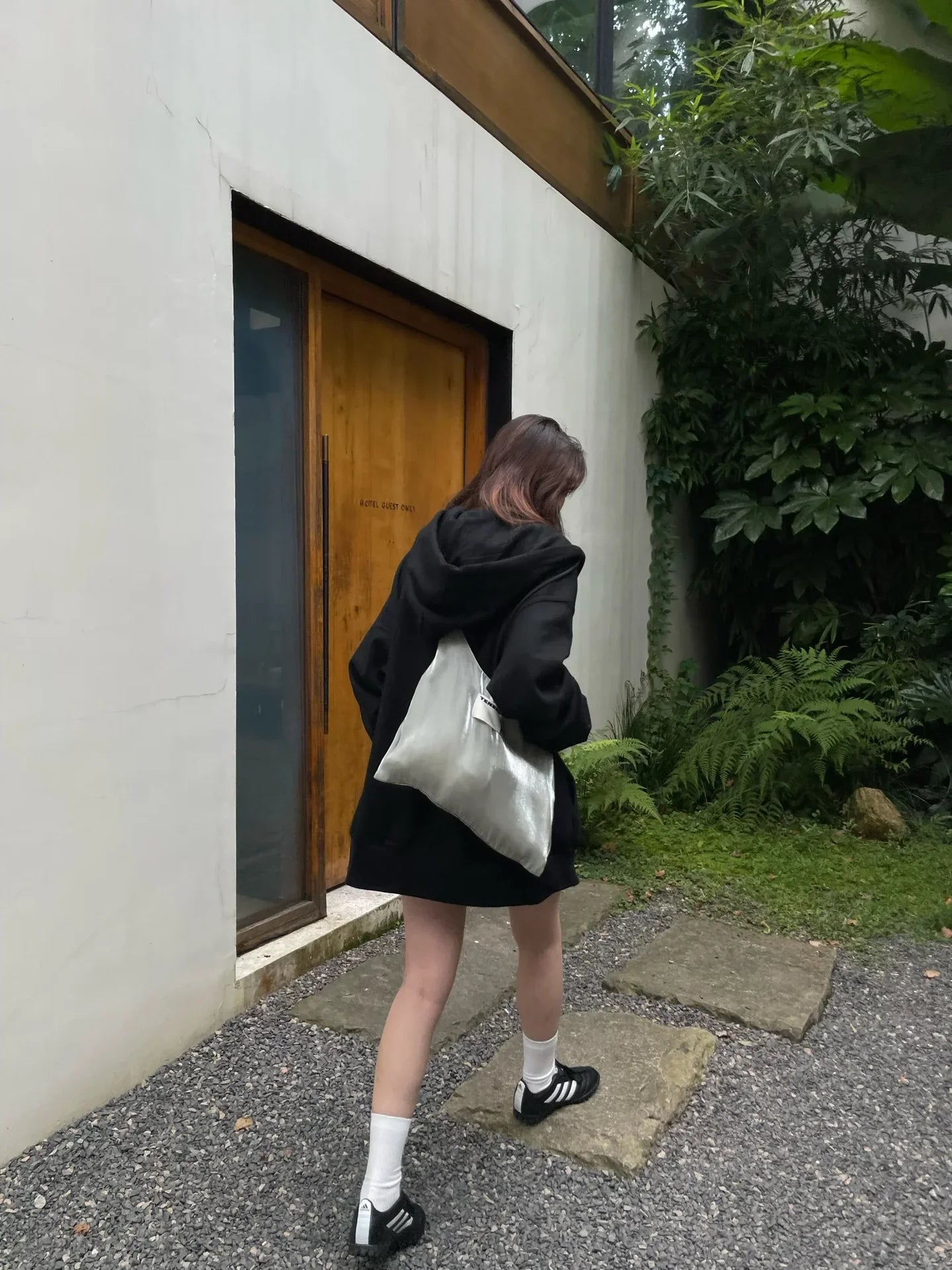 TENERA Plant-Based Satin Ballerina Shoulder Tote Bag