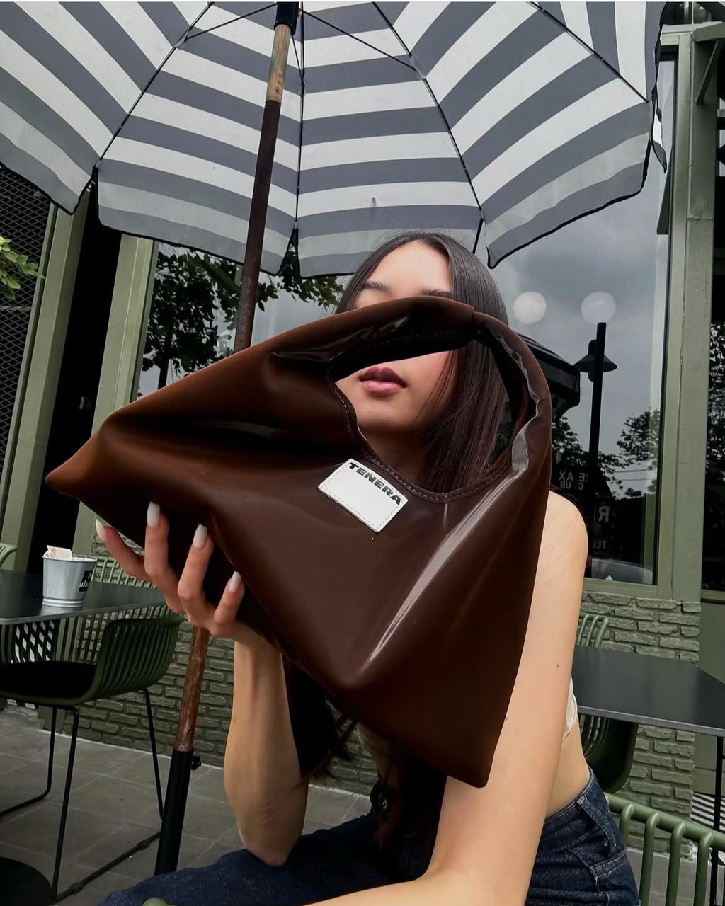 TENERA Noxtilia™ Bio-Based Vegan Leather HOBO Bag