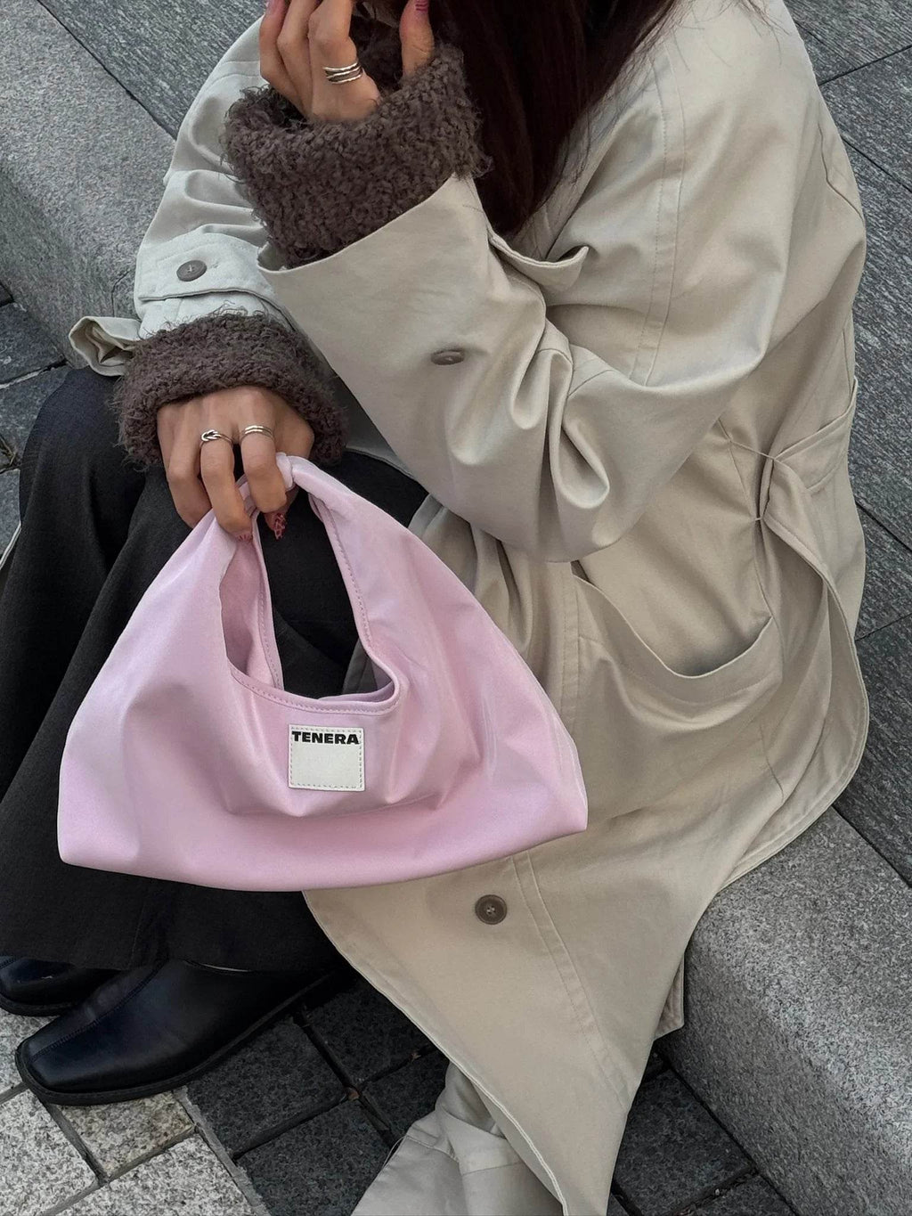 TENERA Noxtilia™ Bio-Based Vegan Leather HOBO Bag