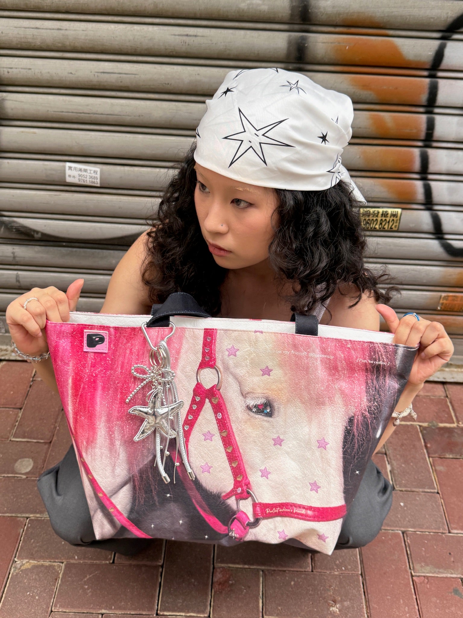 Y2K Millennium Pony Girl Tote Bag