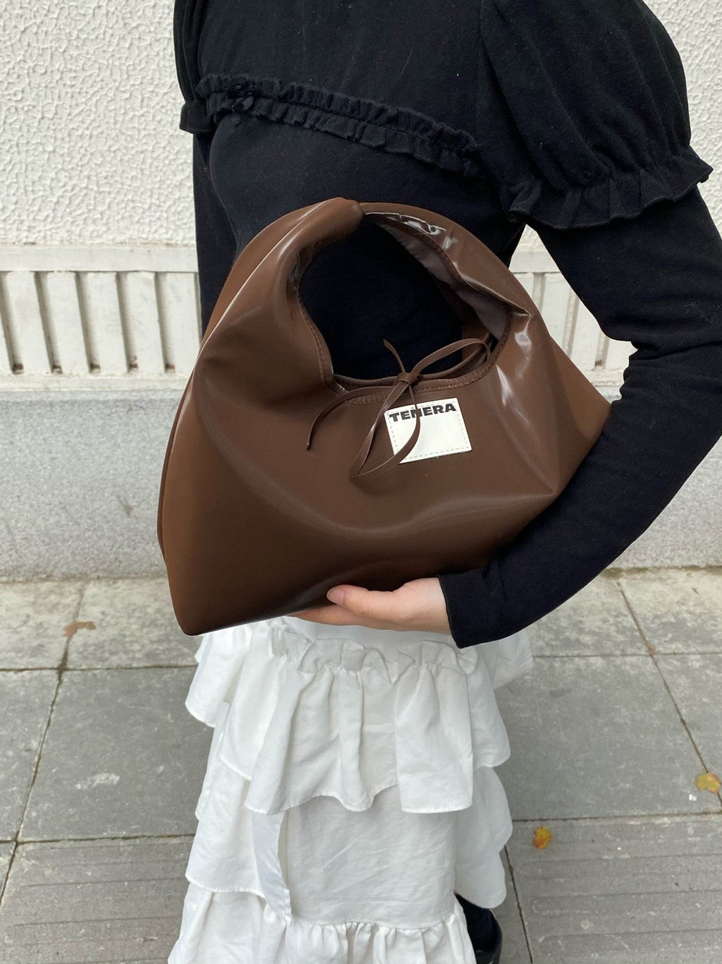 TENERA Noxtilia™ Bio-Based Vegan Leather HOBO Bag