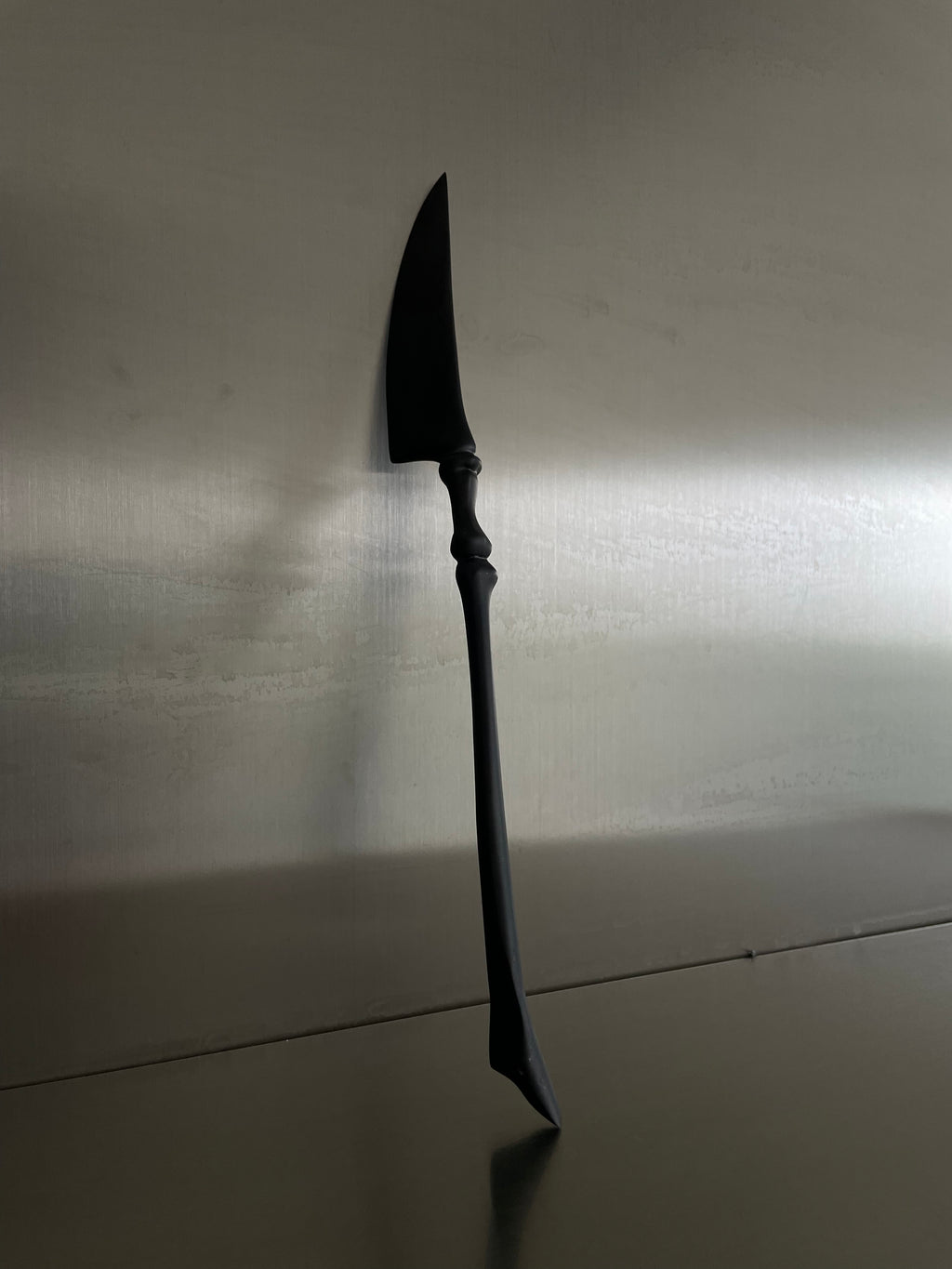 ingo | "Obsidian Bone" Matte Black Cutlery Set – Sculptural Bio-Organic Noir Tableware, Gothic Aesthetic Knife, Fork & Spoon