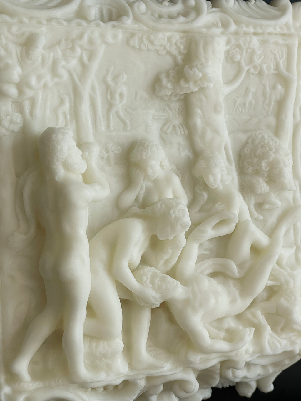 ingo | "The Death of Abel" Bas-Relief Scented Candle – Convertible Renaissance Wall Art & Sculpture Decor