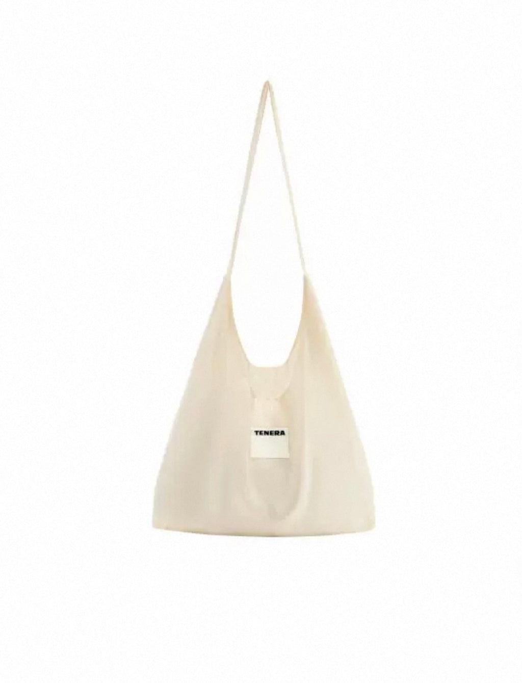TENERA Plant-Based Satin Ballerina Shoulder Tote Bag