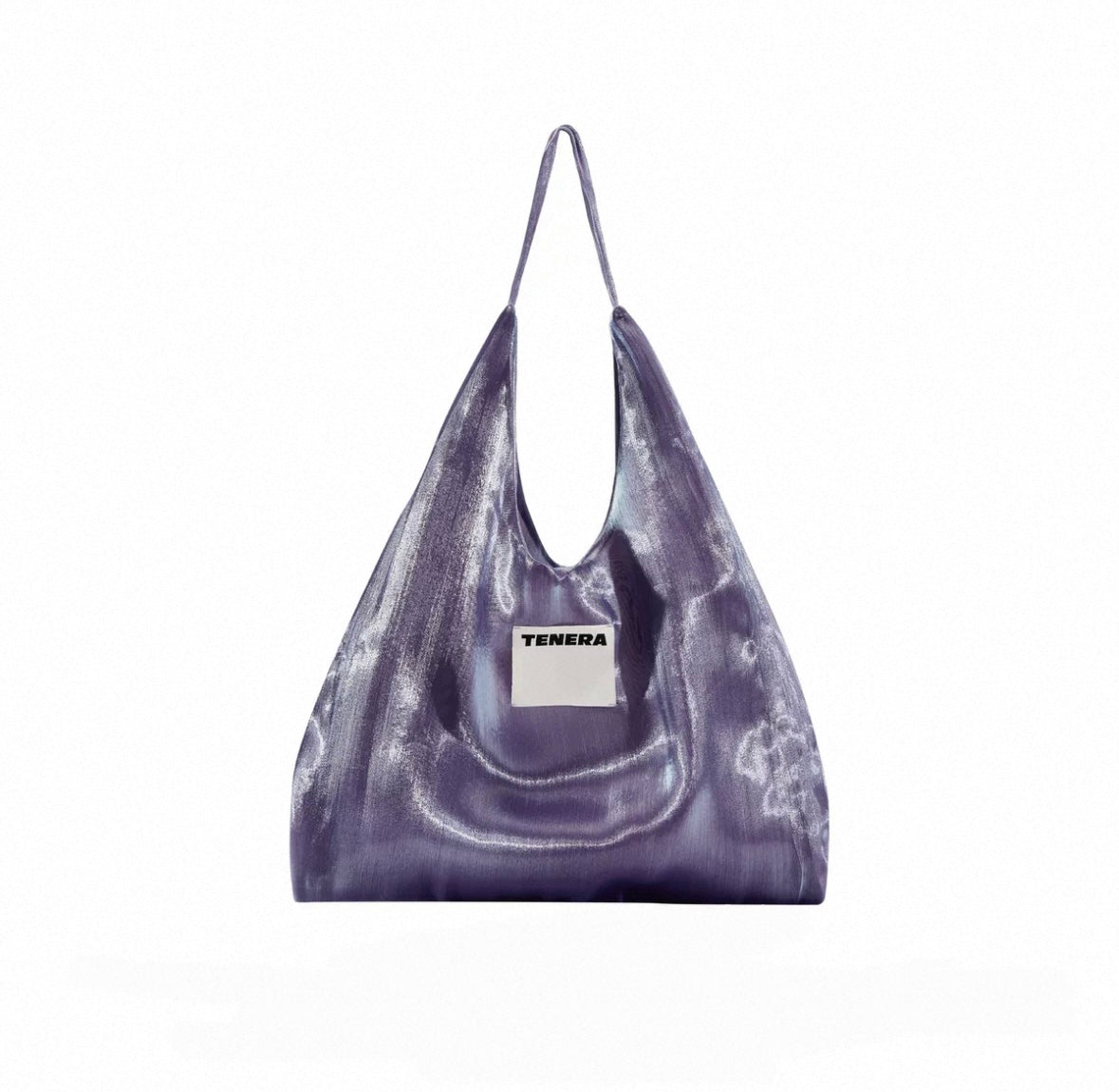 TENERA Plant-Based Satin Ballerina Shoulder Tote Bag