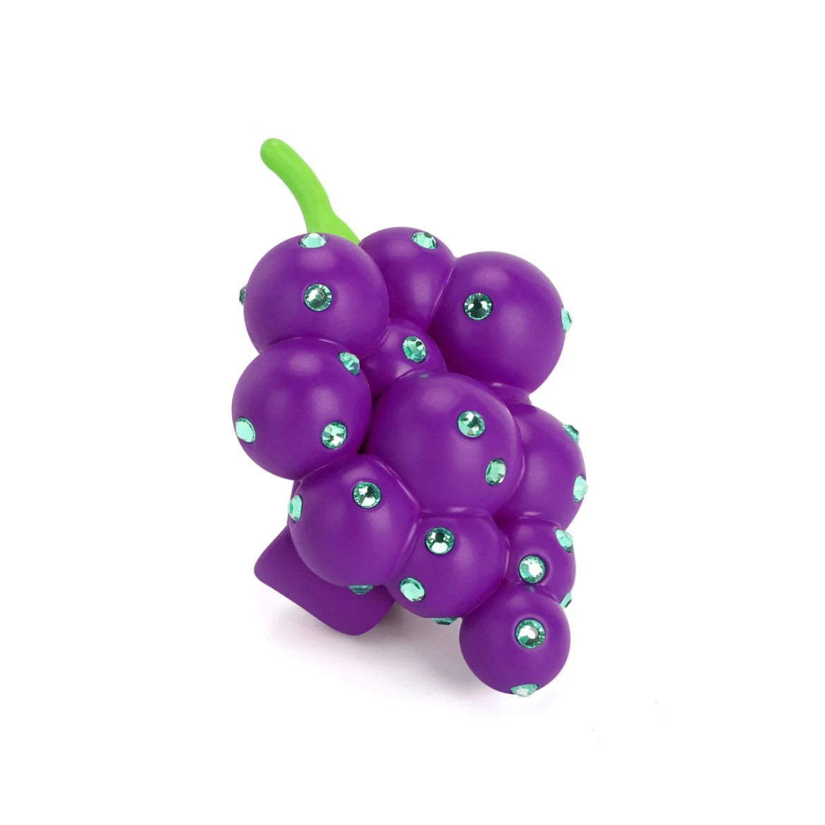Emo Salad Realistic 3D Crystal Grape-Shaped Ring