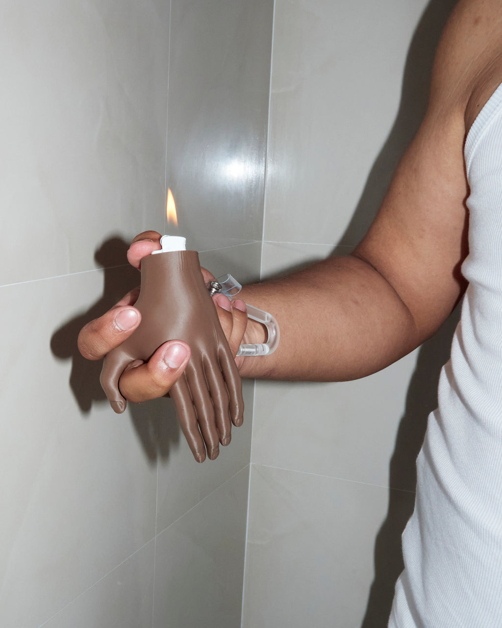 USIC x Jeff Free Park Heart Hands Lighter Keychain (2 Colors)