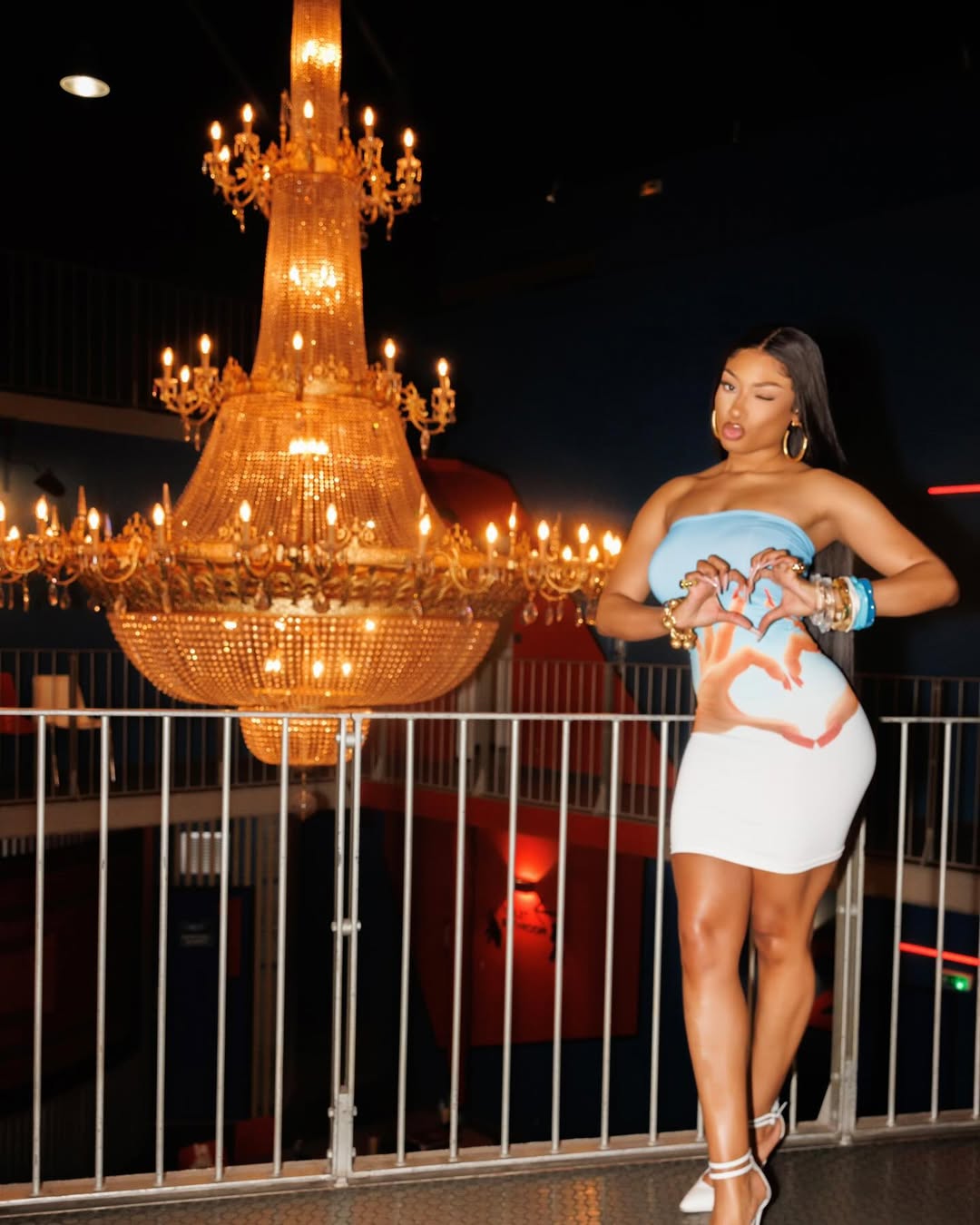 Bestie Heart Hands Tube Dress