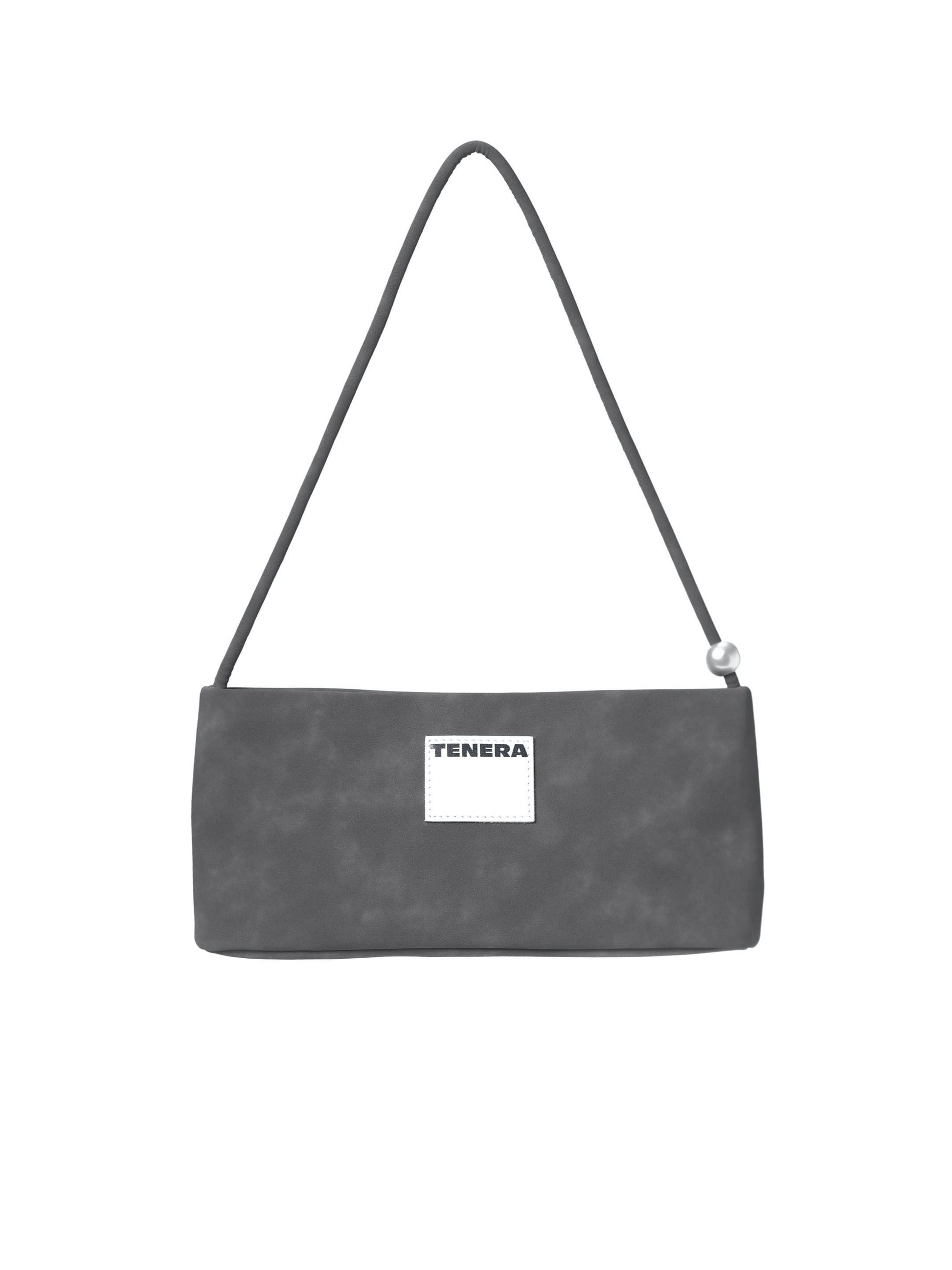 TENERA Sustainable Pearl-Detail Shoulder Bag — Minimalist Underarm Bag
