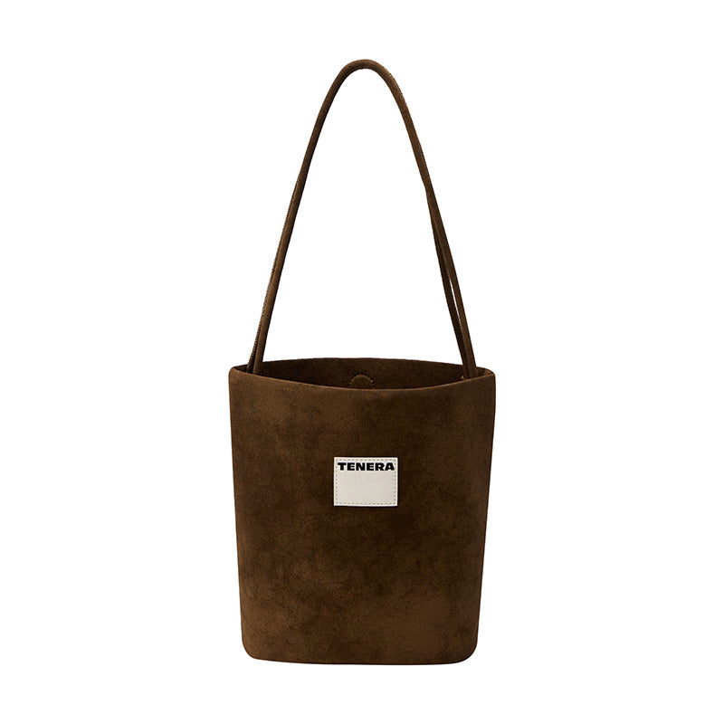 TENERA Eco-Velvet Pearl Mini Tote – Square Evening Bag with Pearl Handle