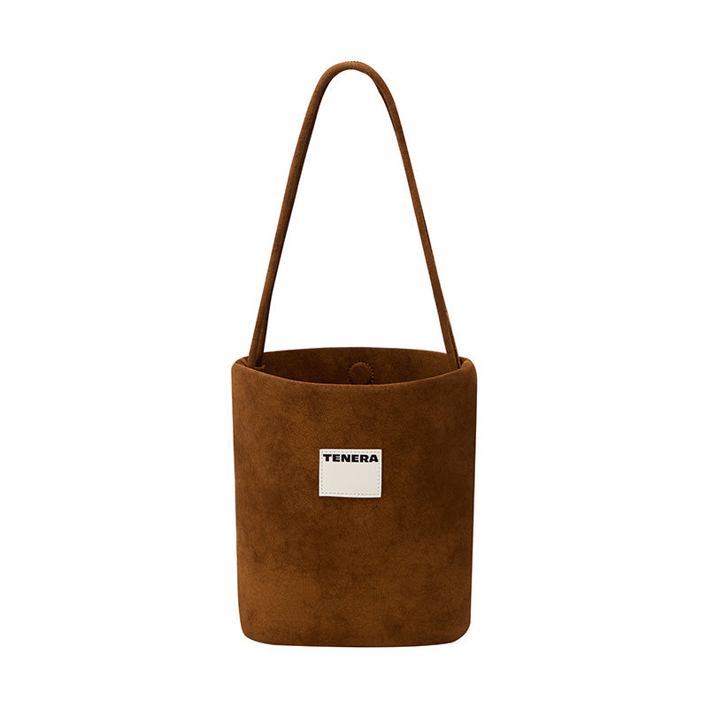 TENERA Eco-Velvet Pearl Mini Tote – Square Evening Bag with Pearl Handle