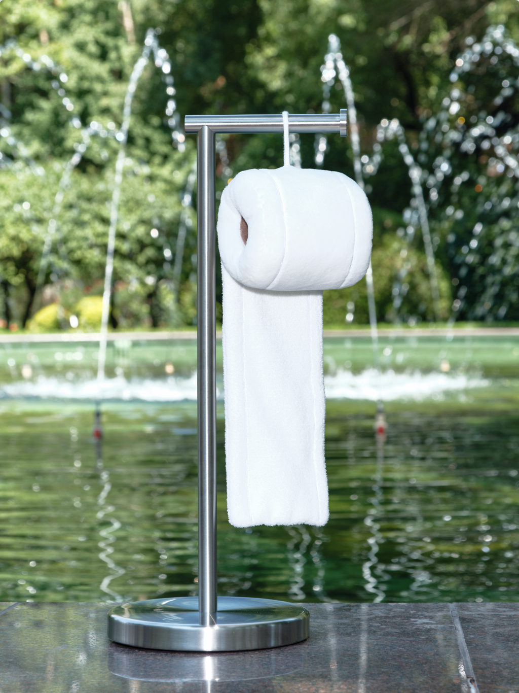 USIC Toilet Paper Roll-Shaped Hand Towel