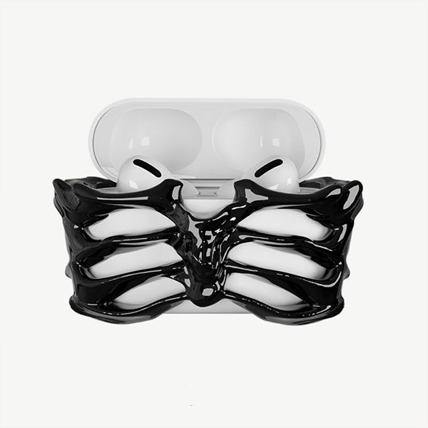 “SKELETON” Black AirPods Case
