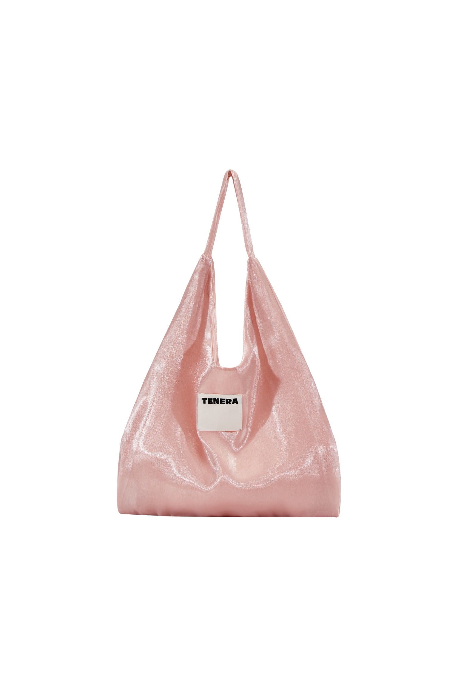 TENERA Plant-Based Satin Ballerina Shoulder Tote Bag