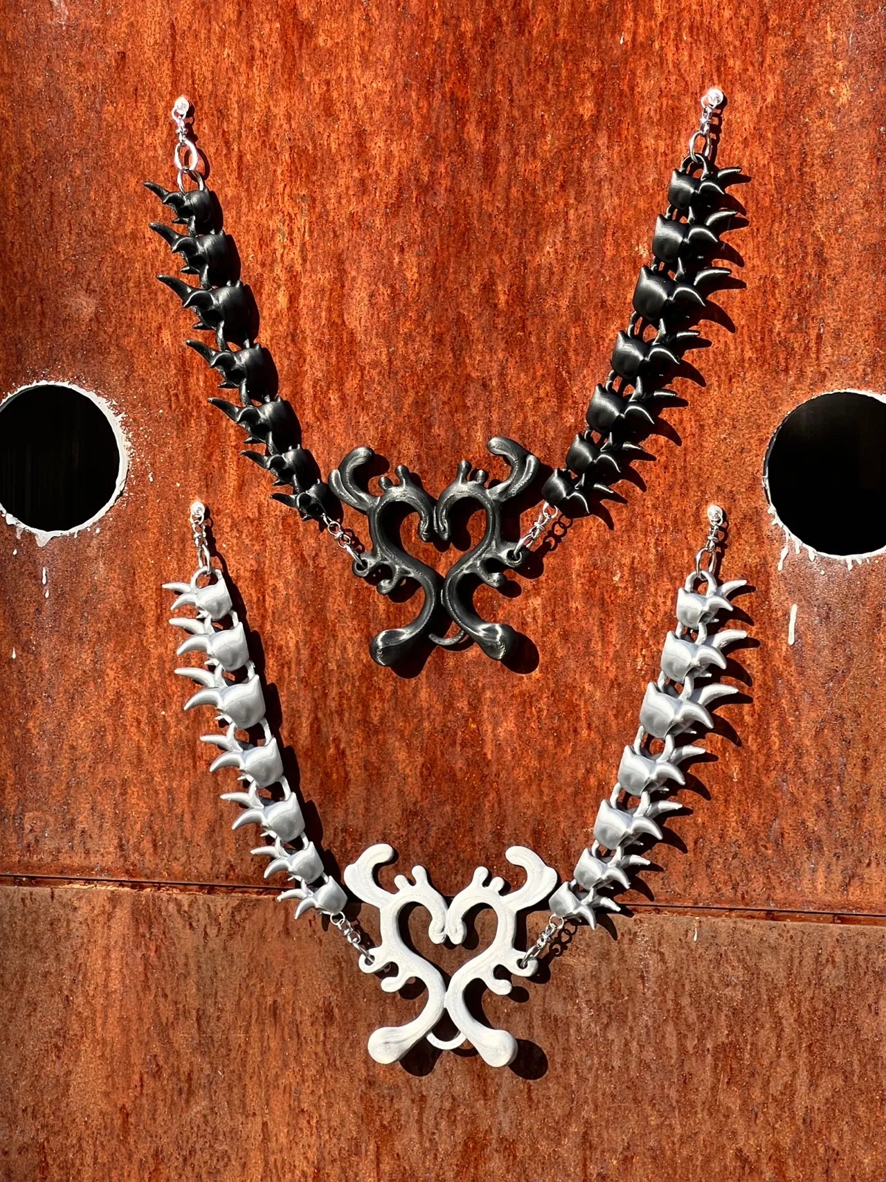 Thorned Heart 3D Printed Gothic Choker