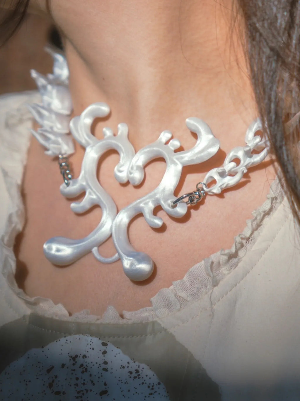 Thorned Heart 3D Printed Gothic Choker