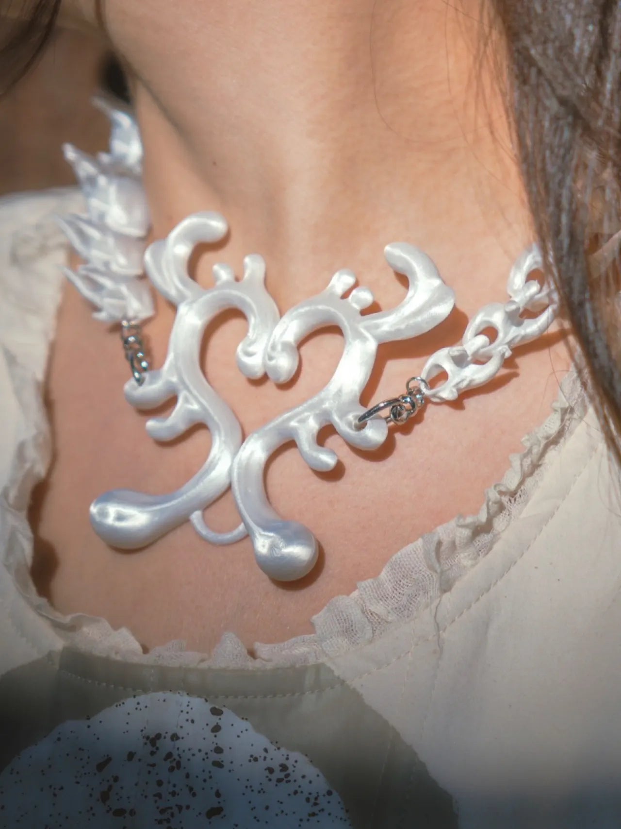 Thorned Heart 3D Printed Gothic Choker