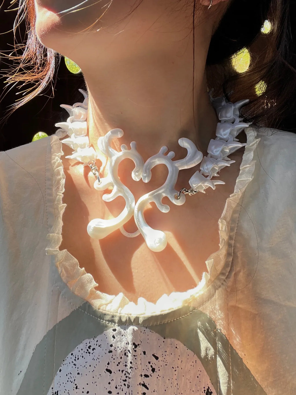 Thorned Heart 3D Printed Gothic Choker