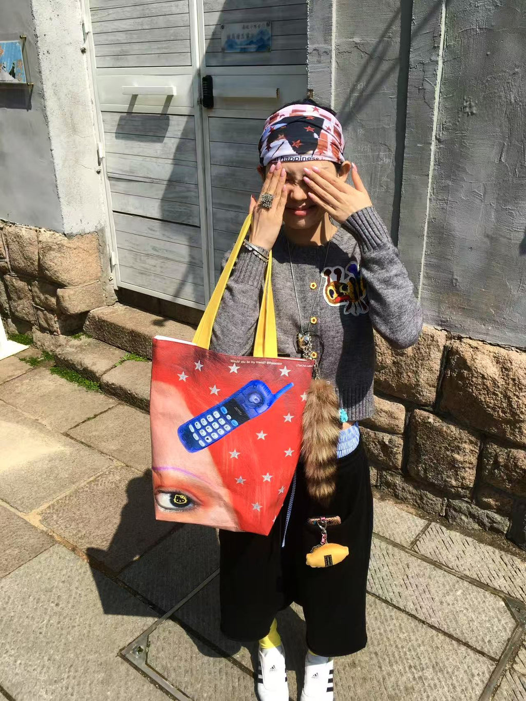 Y2K Millennium Girl Tyvek Tote Bag | Trendy DuPont Paper Shoulder Bag