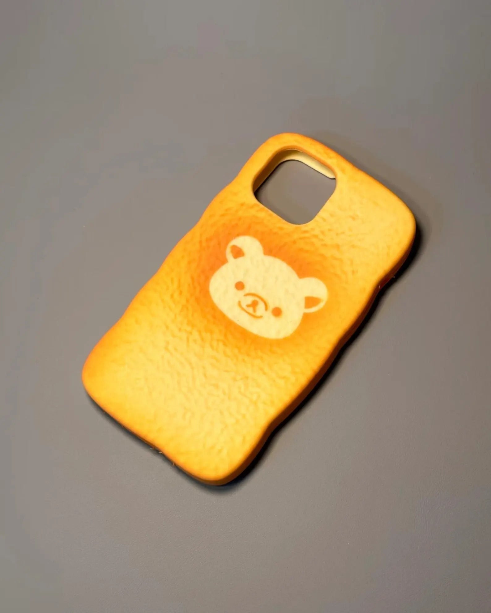 Cute bear bread toast iphone cover