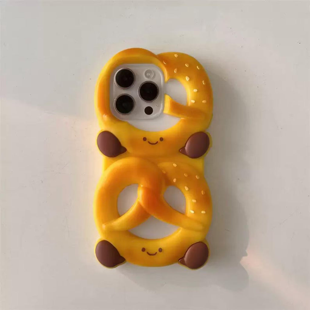 Cute bear bread toast iphone cover