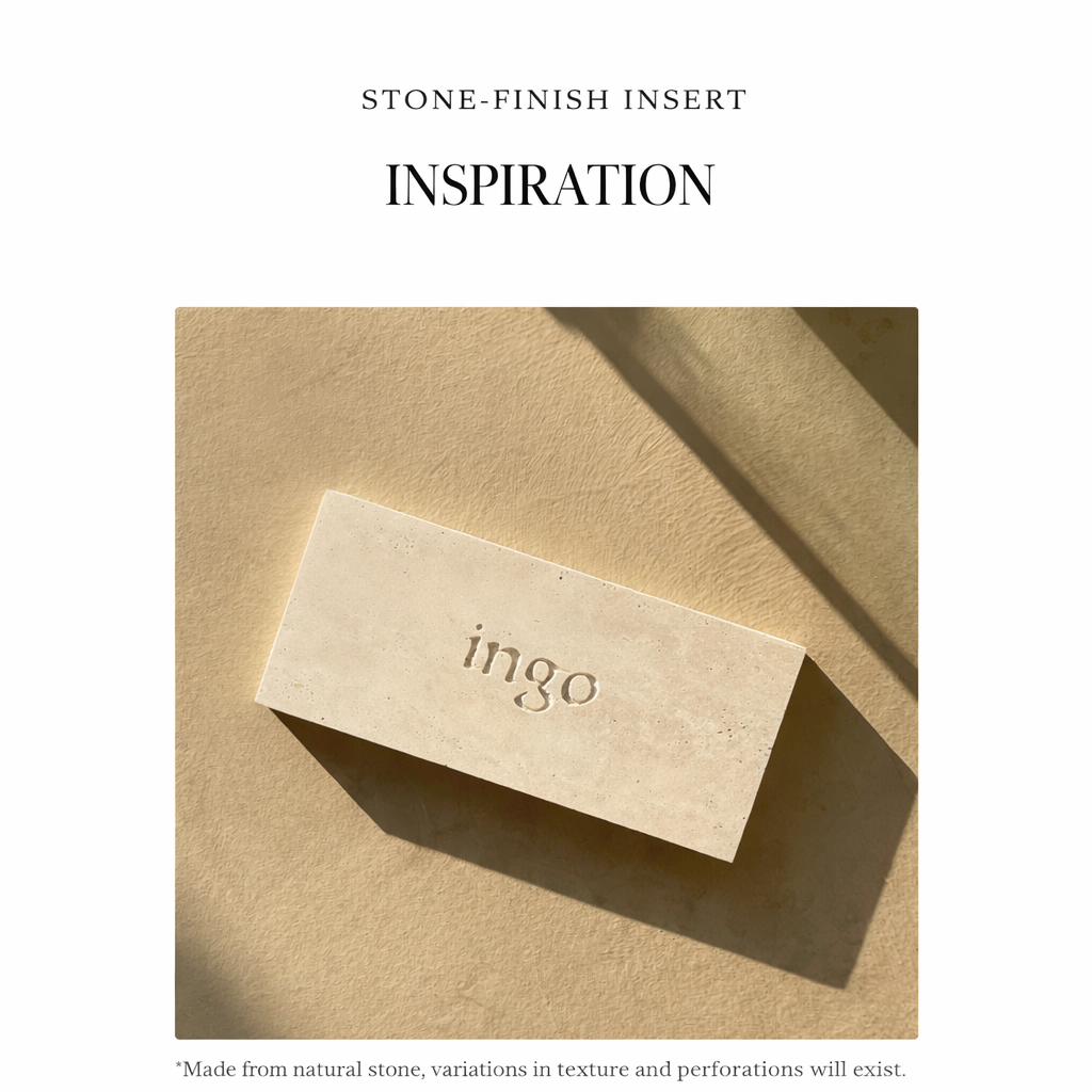 ingo | "Cupid on the Dolphin" Bas-Relief Sculpture Candle – Heavyweight Marble Base Scented Art Piece