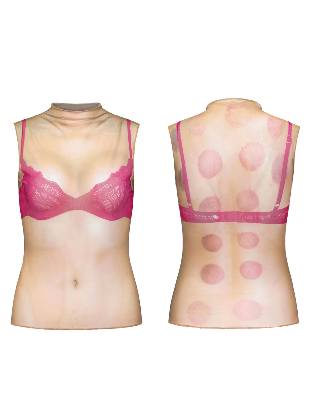 Cupping Therapy Mesh Tank Top