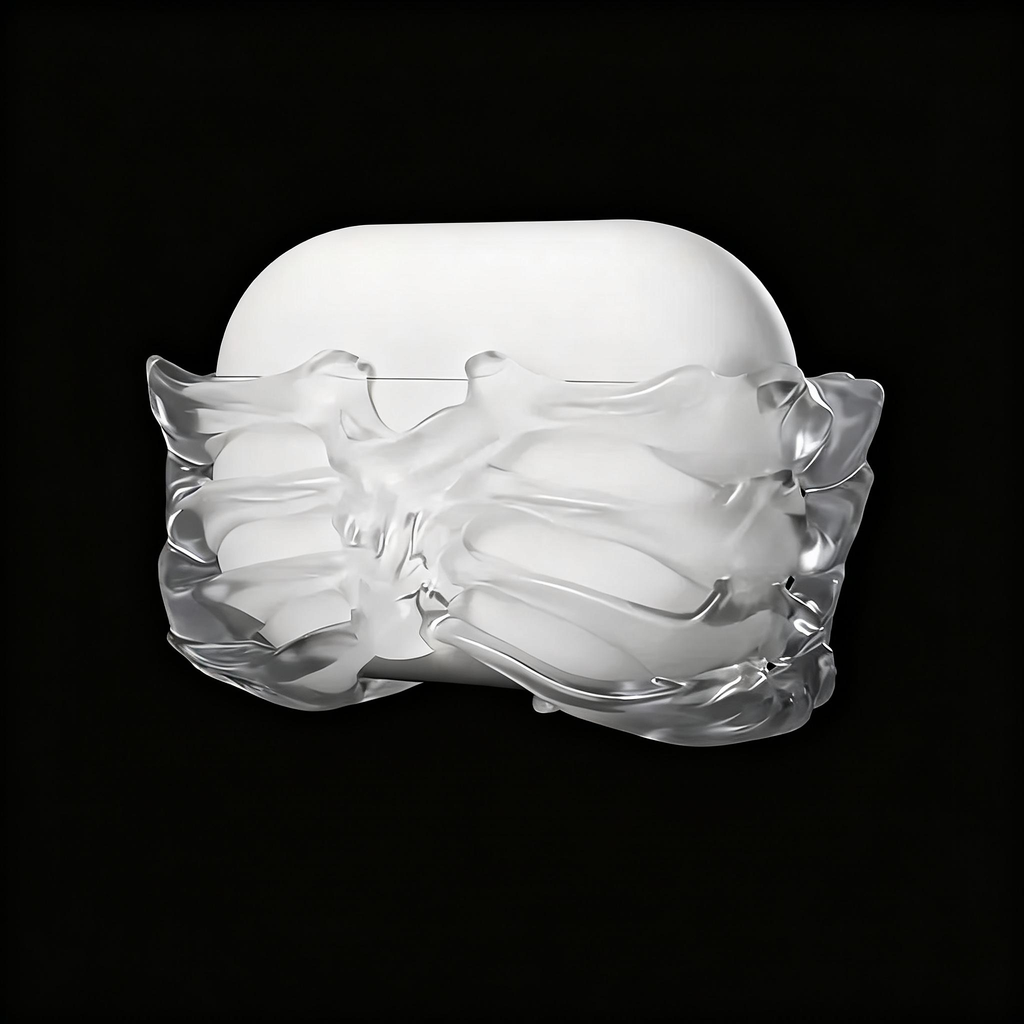 “SKELETON” Transparent Bone Edition AirPods Case