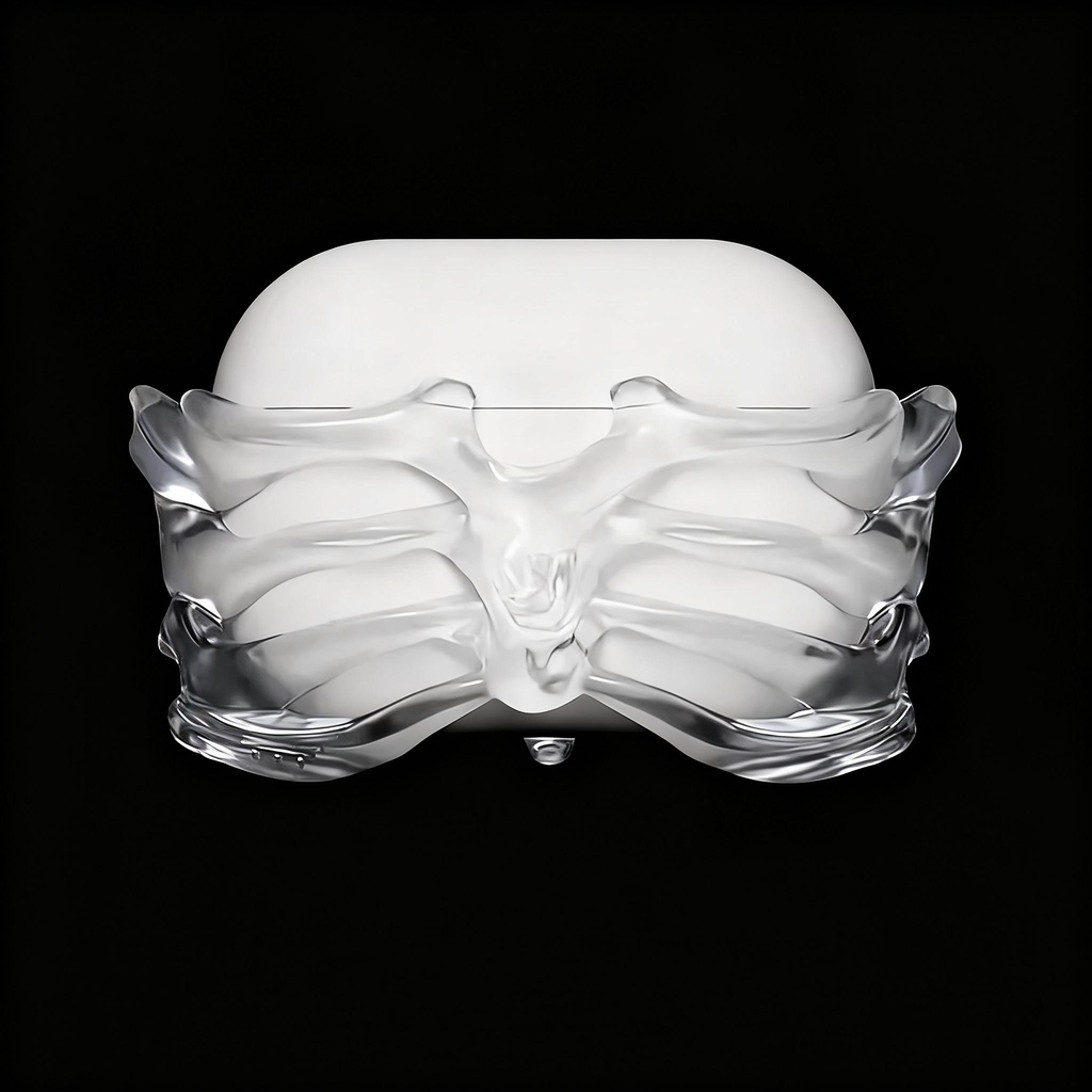 “SKELETON” Transparent Bone Edition AirPods Case