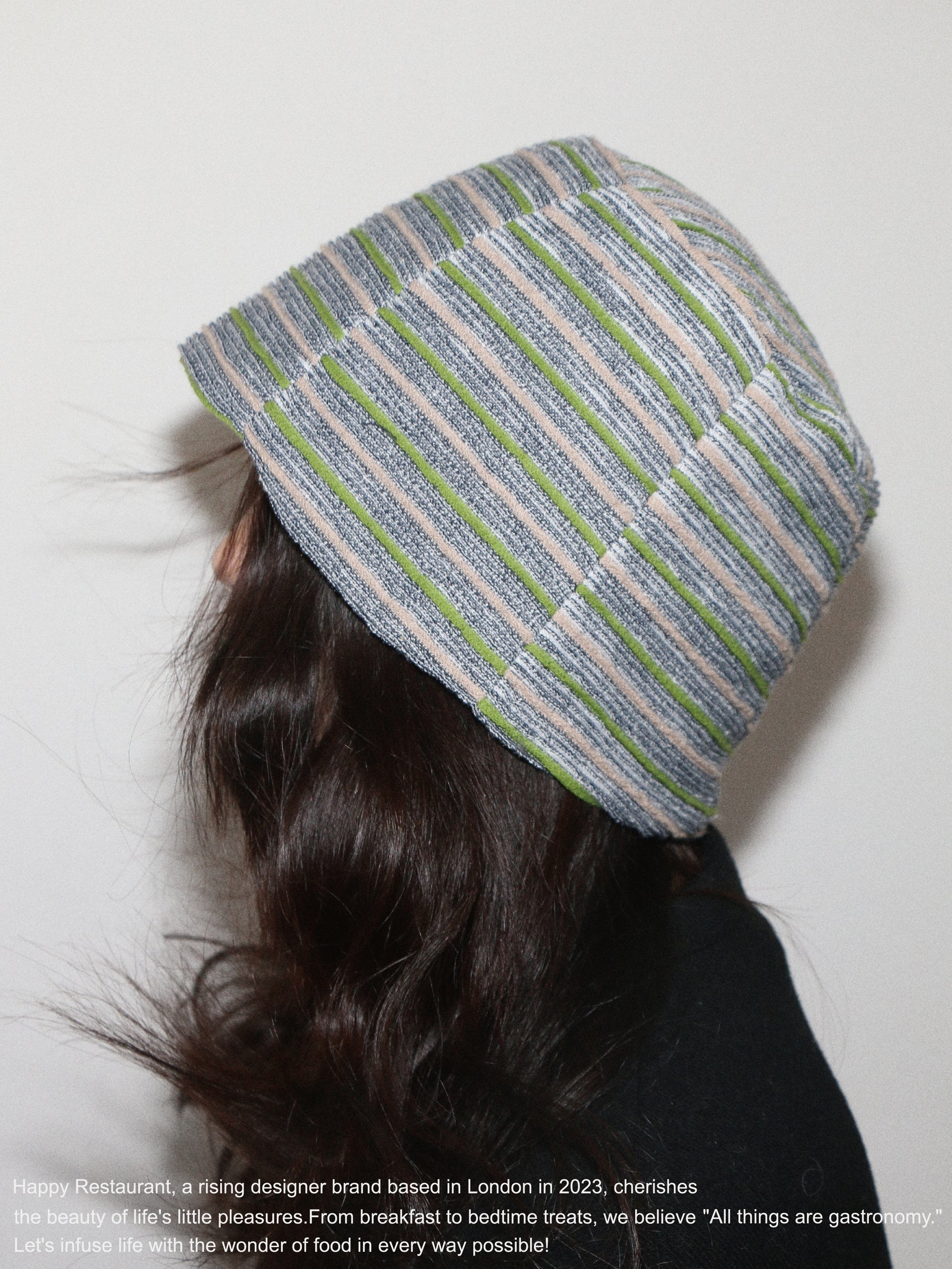“Autumn Cake Hat” Textured Unisex Retro Beanie