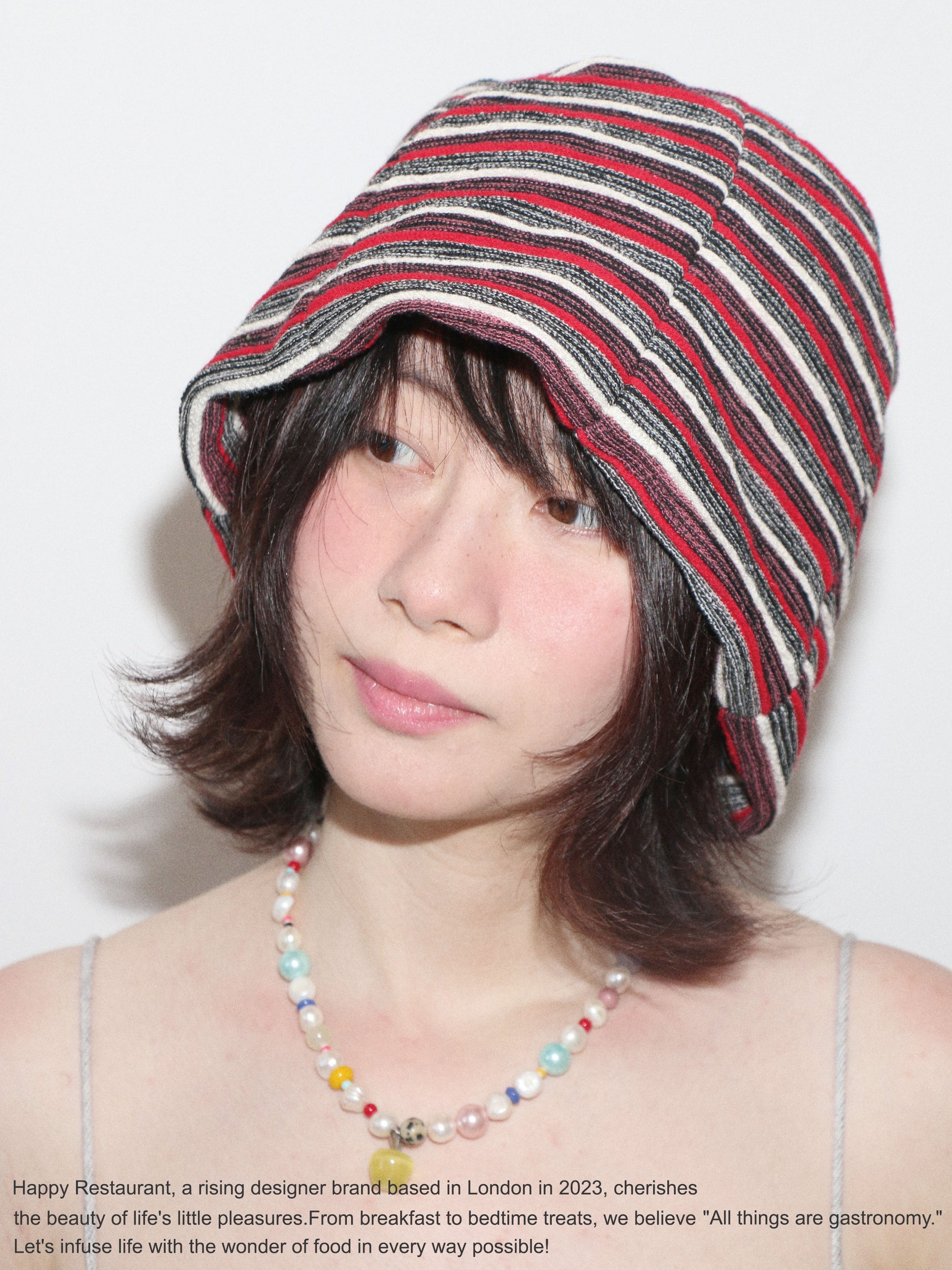 “Autumn Cake Hat” Textured Unisex Retro Beanie