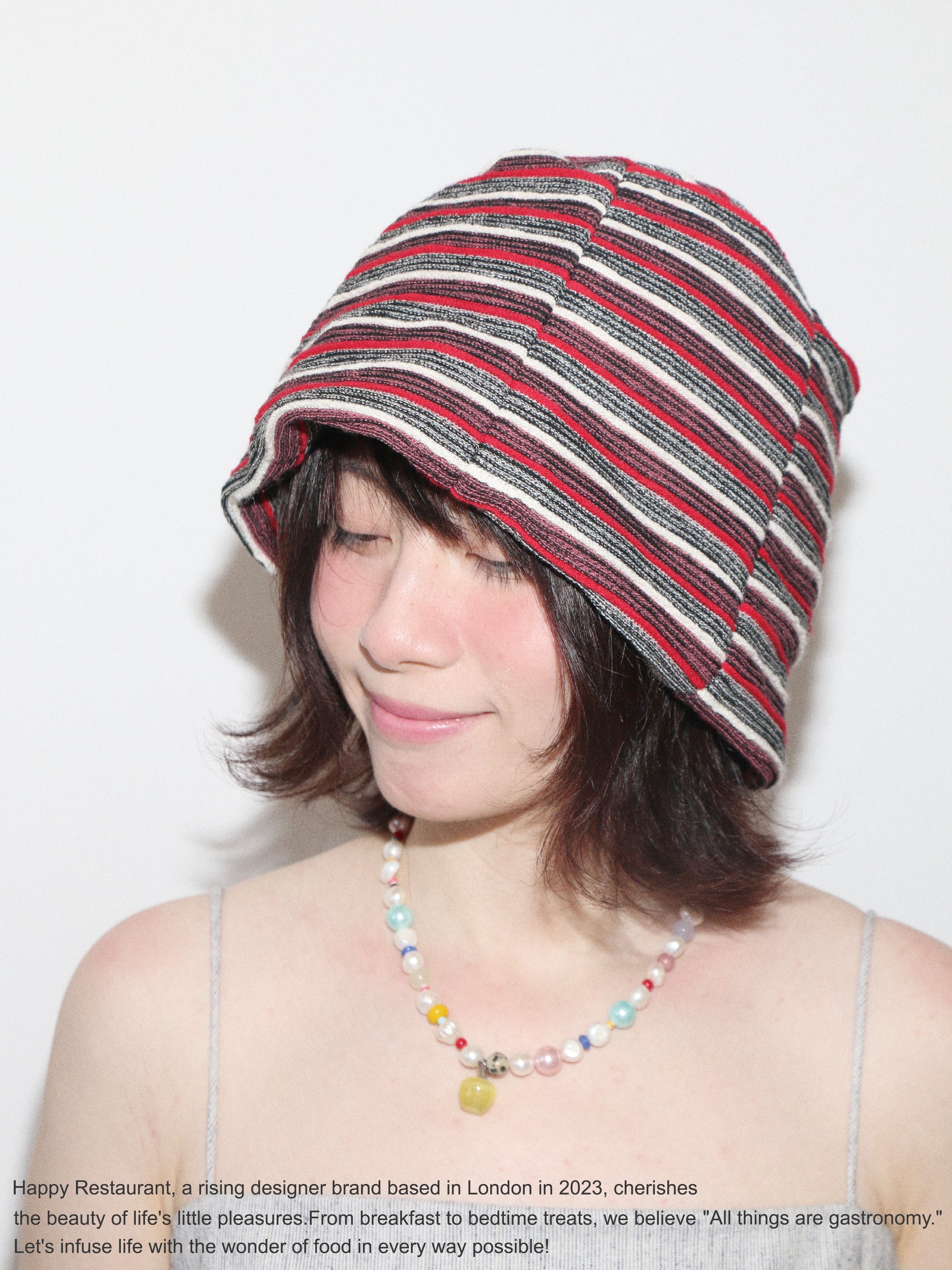 “Autumn Cake Hat” Textured Unisex Retro Beanie