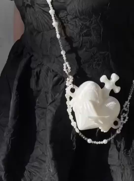Angel’s Reliquary 3D Printing Sculptural Heart Box Bag
