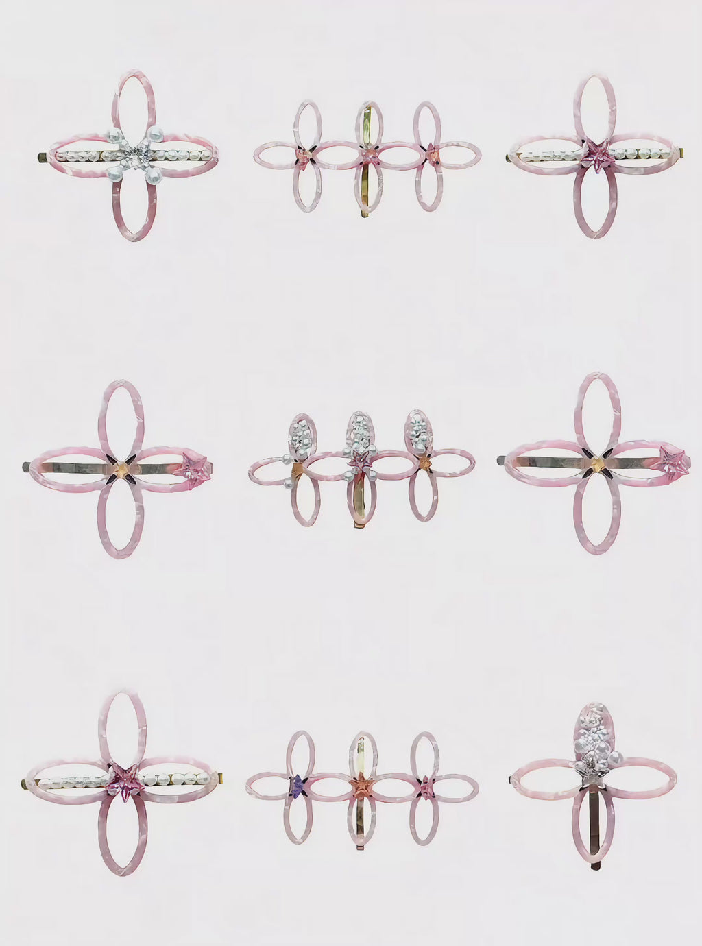 Teliya Power Bloom Pink Floral Hair Clip