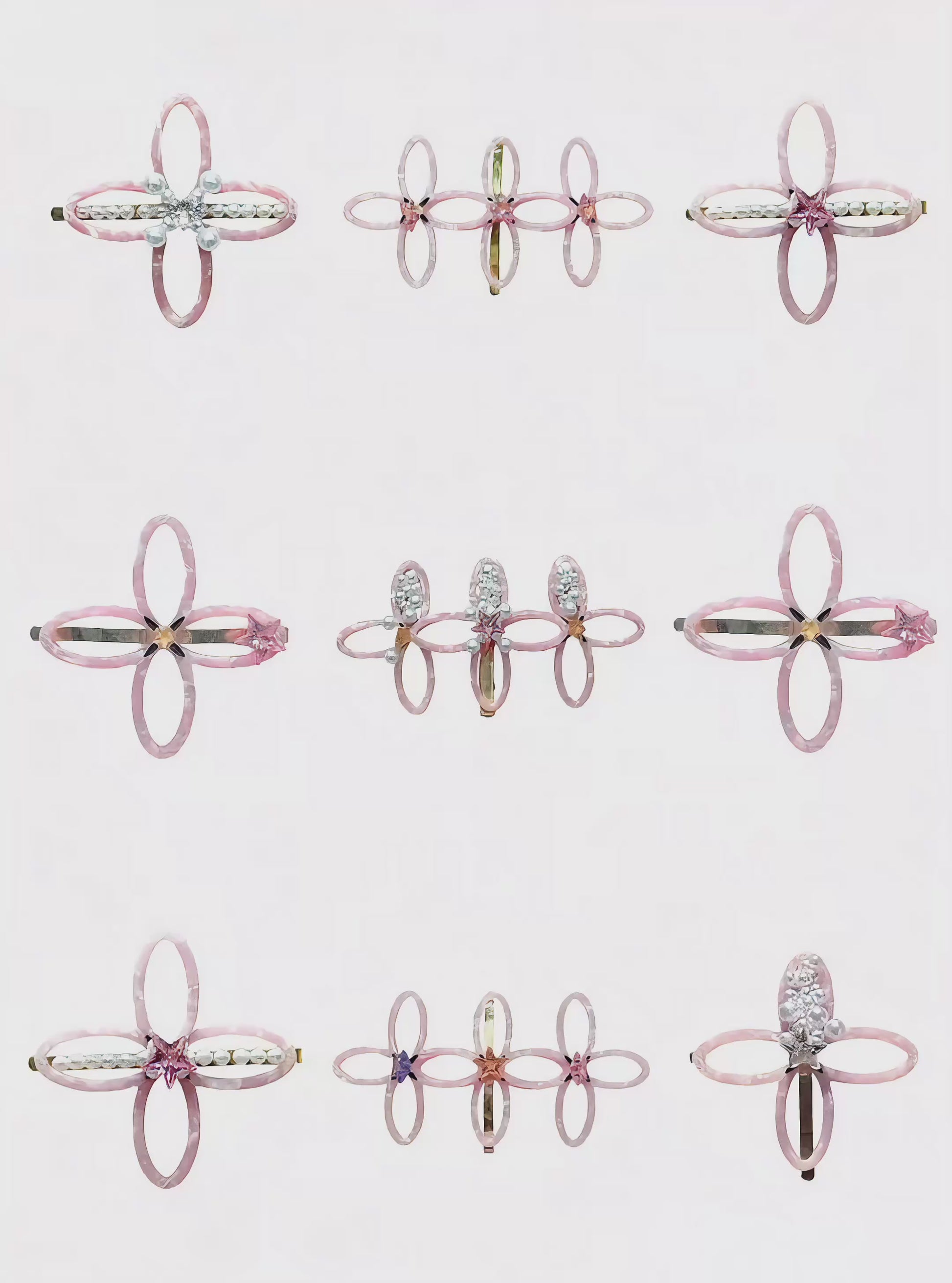 Teliya Power Bloom Pink Floral Hair Clip