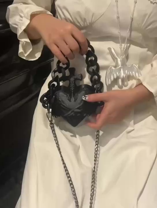 Angel’s Reliquary 3D Printing Sculptural Heart Box Bag