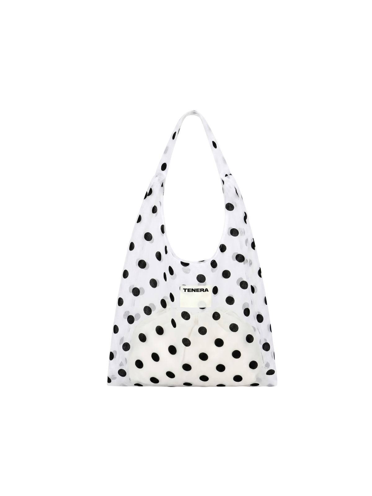 Large Polka Dot Ballerina Shoulder Bag