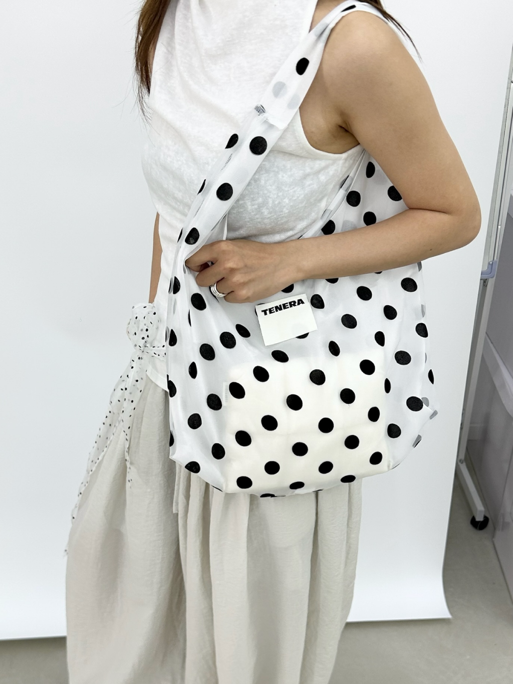 Ballerina Polka Dot Shoulder Bag - Large Polka Dot product image 2